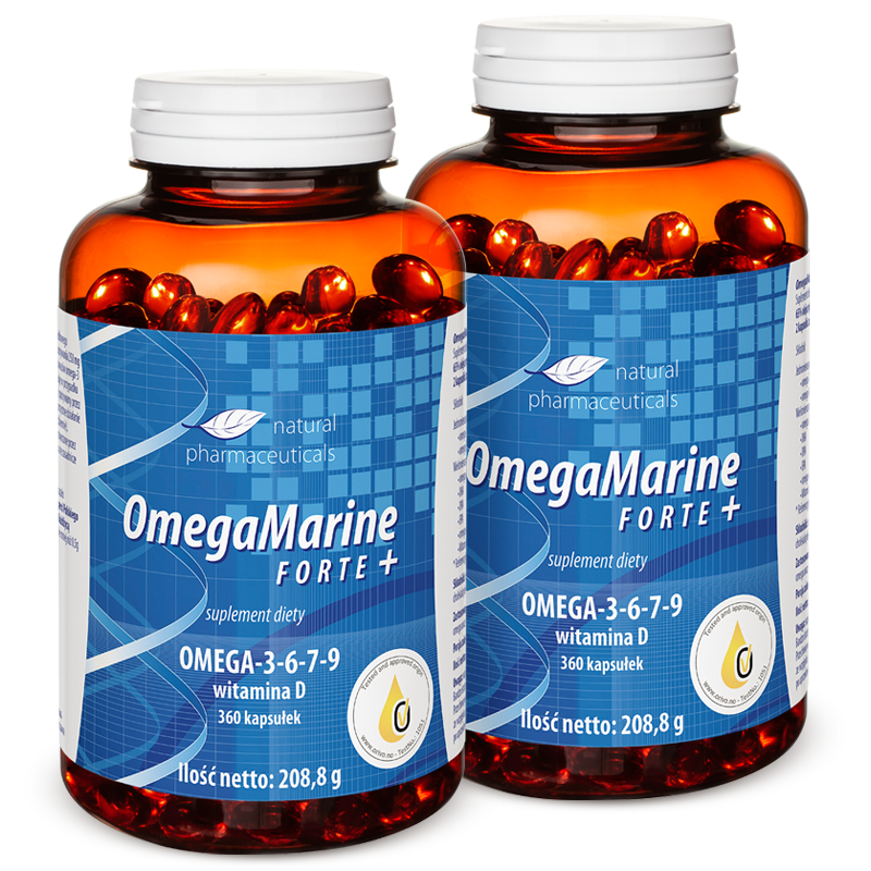 Omega Marine Forte zapas roczny Natural Pharmaceuticals