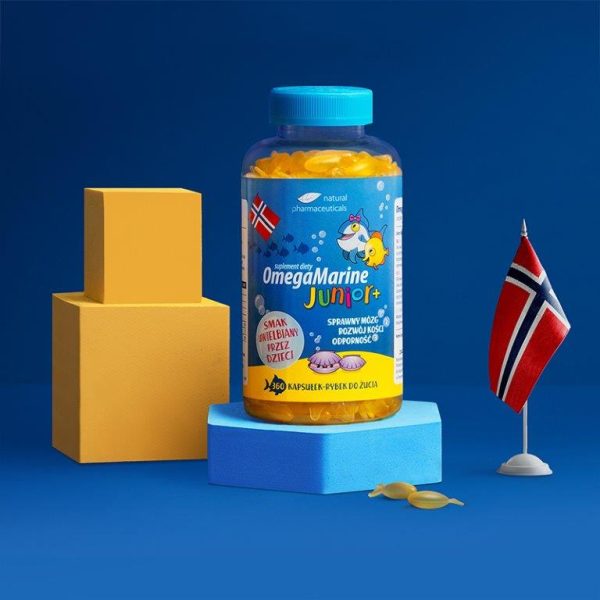 OmegaMarine Junior Omega3 dla dzieci Natural Pharmaceuticals