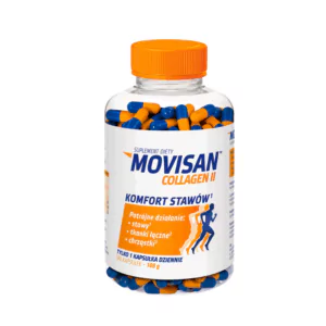 Butelka Movisan Collagen II 180 kapsułek