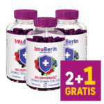 Suplement diety ImuBerin wspiera odporność dzięki zawartości witamin C, D, cynku i selenu, a obecna promocja 2+1 gratis czyni go jeszcze bardziej atrakcyjnym wyborem.