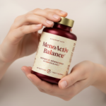 Suplement diety MenoActiv Balance wspiera równowagę hormonalną i zawiera 180 kapsułek na miesiąc.